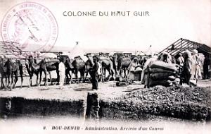 Bou-Denib - Arrivee d'un Convoi